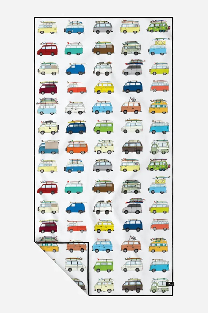 Slowtide ręcznik podróżny szybkoschnący z tworzywa sztucznego 76 x 152 cm multicolor STQD121