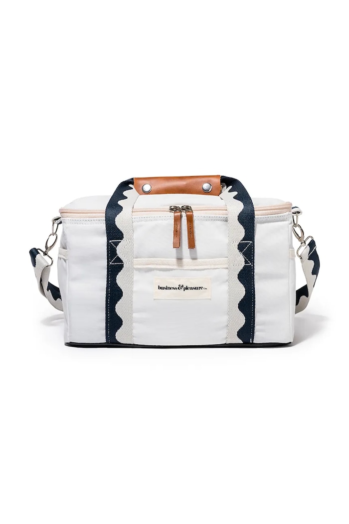 Business & Pleasure Co. torba termiczna z bawełną 32 x 22 x 20 cm biały BPA.COO.RIV.WHT