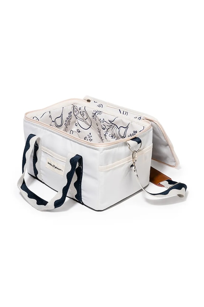 Business & Pleasure Co. torba termiczna z bawełną 32 x 22 x 20 cm BPA.COO.RIV.WHT biały AA00