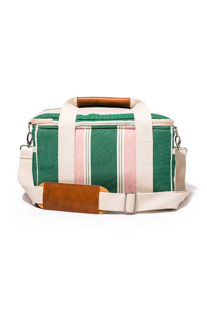Business & Pleasure Co. torba termiczna z bawełną 32 x 22 x 20 cm multicolor BPA.COO.BIS.GRN