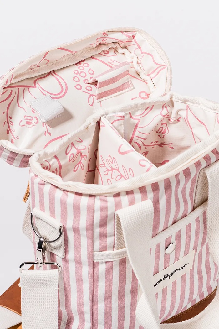 Business & Pleasure Co. torba za piknik s pamukom 34,5 x 27 x 12,7 cm BPA.WCB.LAU.PNK roza AA00