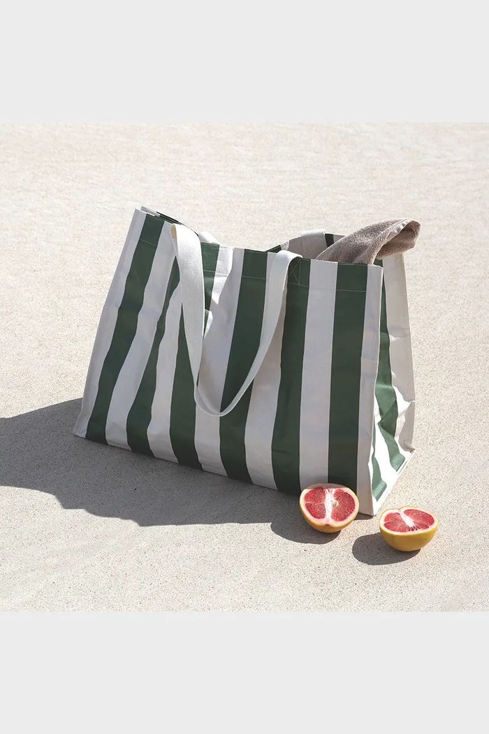 SunnyLife taška z plastu 58 x 43 x 2 cm zelená S41BBOLI