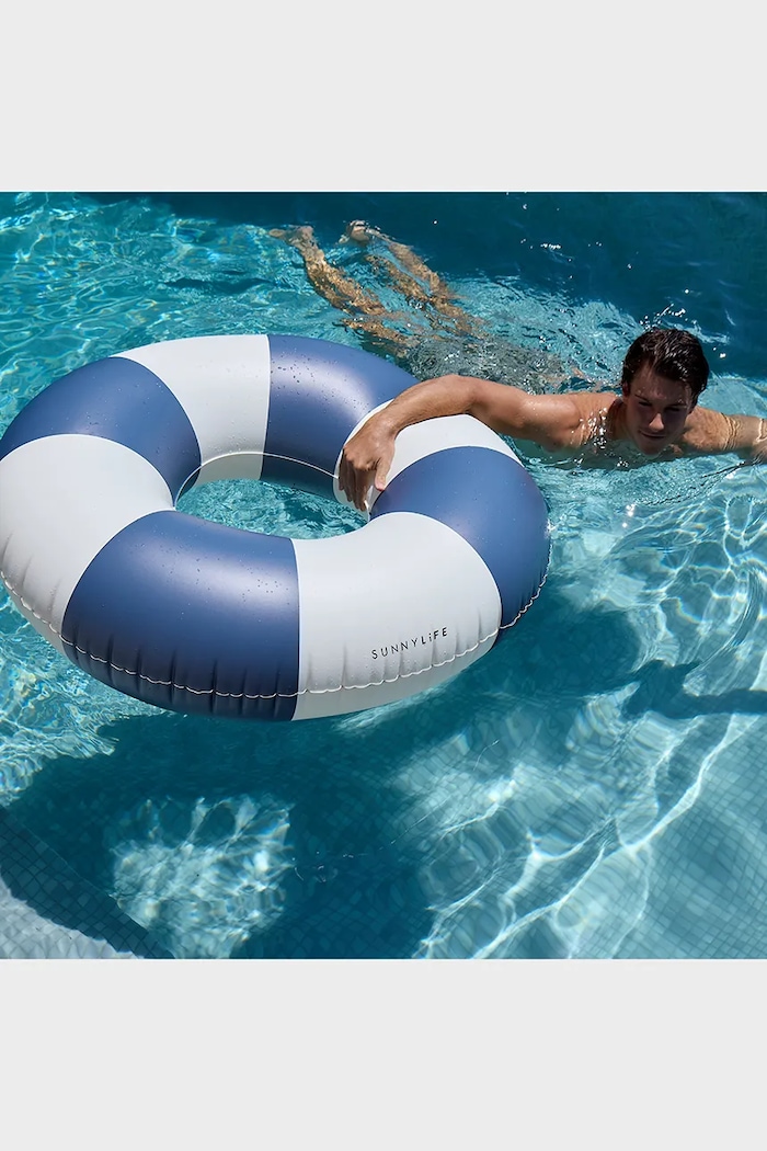 Decor SunnyLife nafukovacie koleso z plastu 105 cm S51TPRNS tmavomodrá
