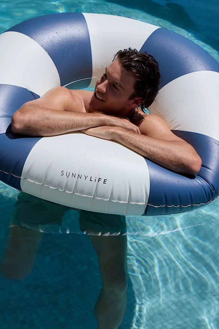 SunnyLife nafukovacie koleso z plastu 105 cm S51TPRNS tmavomodrá