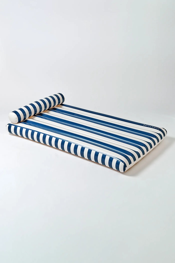 SunnyLife saltea gonflabilă 180 x 100 x 30 cm bleumarin S61LLMST