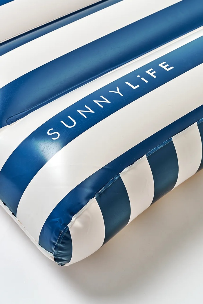 SunnyLife saltea gonflabilă 180 x 100 x 30 cm bleumarin S61LLMST