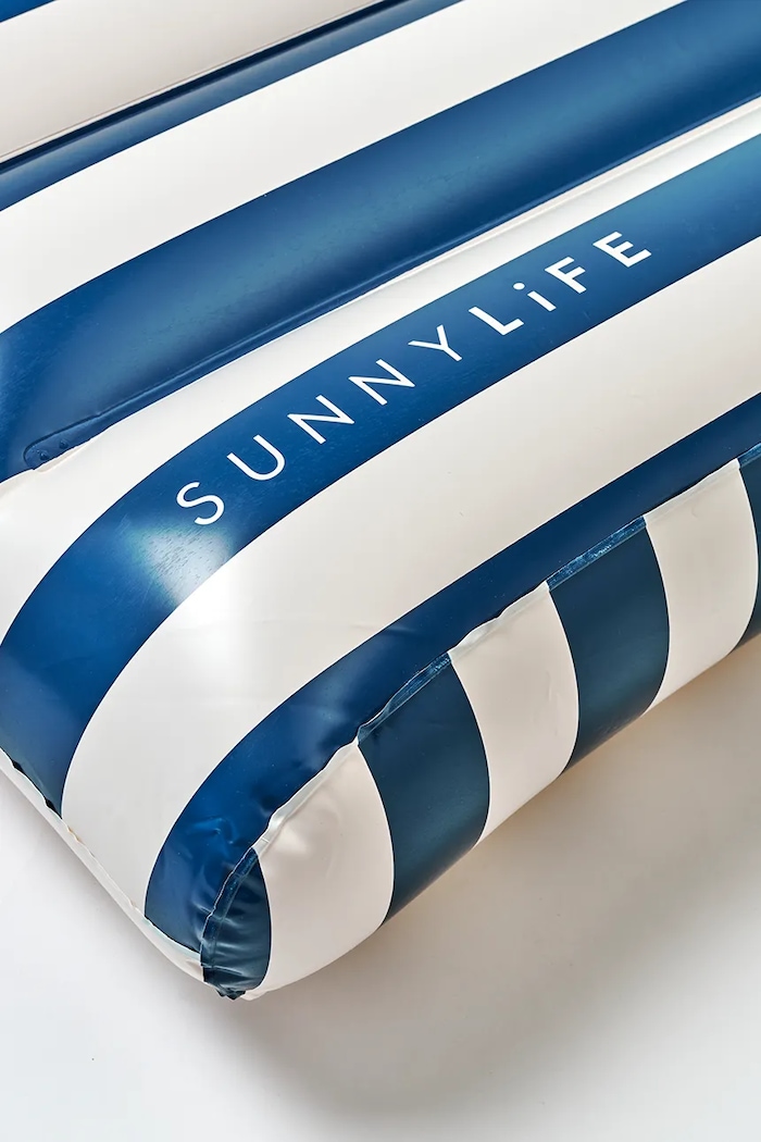 SunnyLife saltea gonflabilă 180 x 100 x 30 cm bleumarin S61LLMST