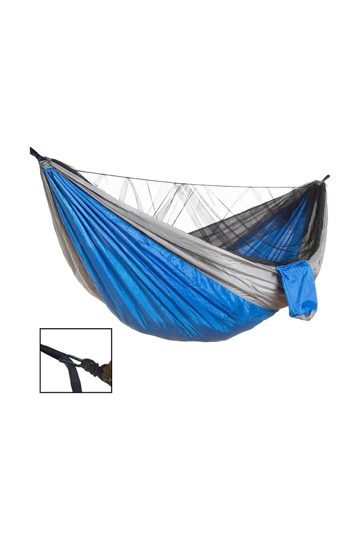 Hojdacia sieť Bizzotto 275 x 140 cm modrá 792207