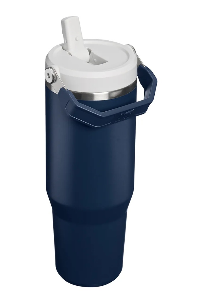 Stanley kubek termiczny ze stali nierdzewnej IceFlow Flip Straw 0.89L 10.12043.1091 granatowy AA00