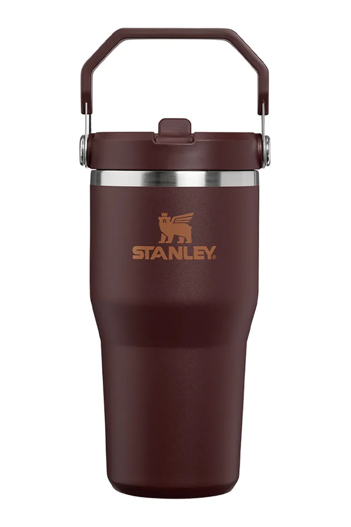 Stanley kubek termiczny ze stali nierdzewnej IceFlow Flip Straw 0.59L brązowy 10.12044.0619