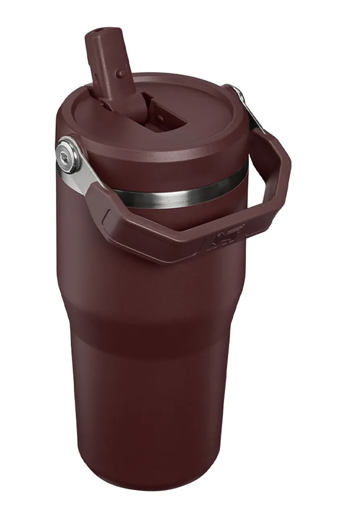 Stanley kubek termiczny ze stali nierdzewnej IceFlow Flip Straw 0.59L 10.12044.0619 brązowy AA00