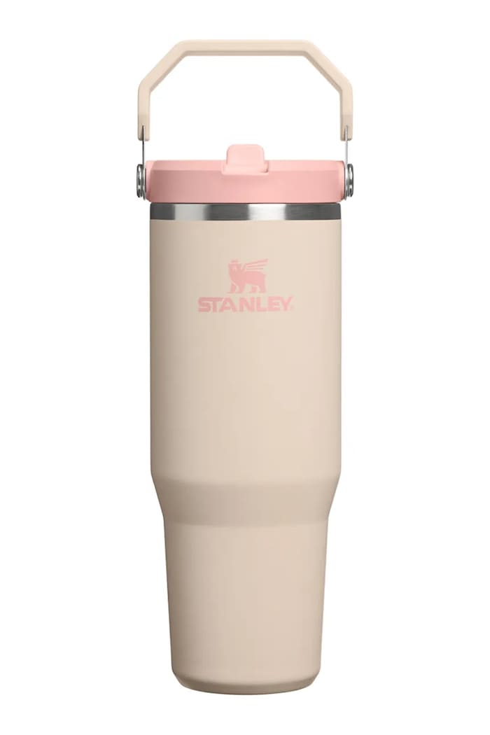 Stanley kubek termiczny ze stali nierdzewnej IceFlow Flip Straw 0.89L beżowy 10.12043.1095