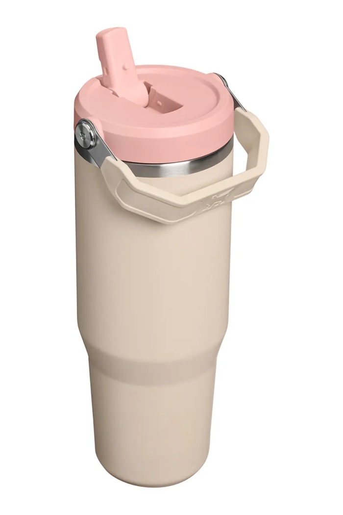 Stanley kubek termiczny ze stali nierdzewnej IceFlow Flip Straw 0.89L 10.12043.1095 beżowy AA00