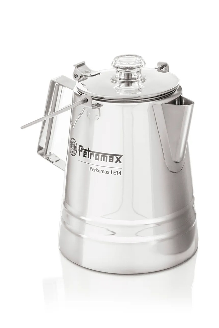 Petromax kawiarka turystyczna ze stali nierdzewnej 1,5 L szary PER.14.LE