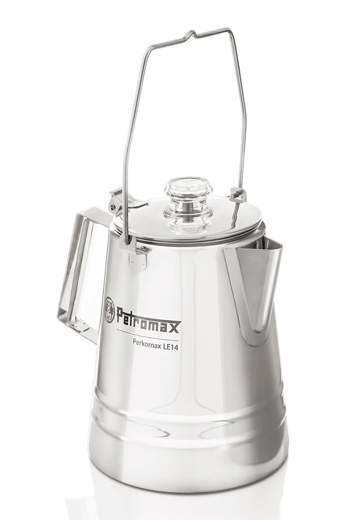 Petromax kawiarka turystyczna ze stali nierdzewnej 1,5 L PER.14.LE szary AA00