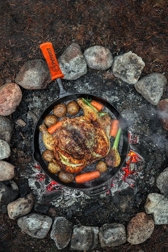 Lifestyle Petromax patelnia grillowa żeliwna 40 cm FP40.T czarny