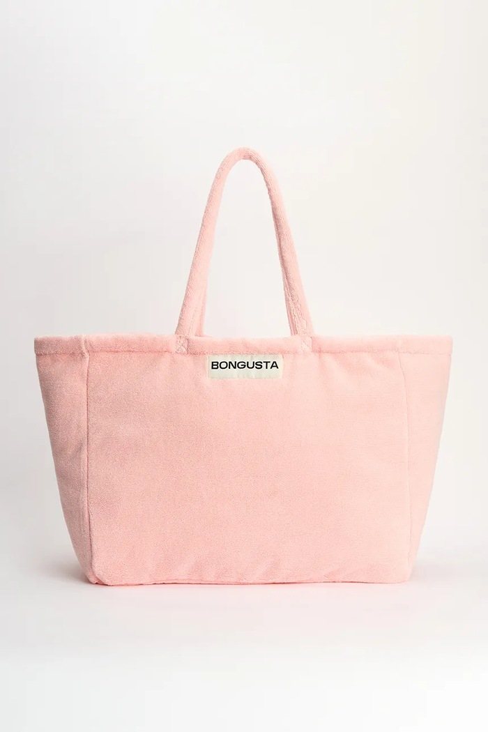 Bongusta geantă de umăr din bumbac 46 x 23 x 33 cm roz BON27.5715648005656