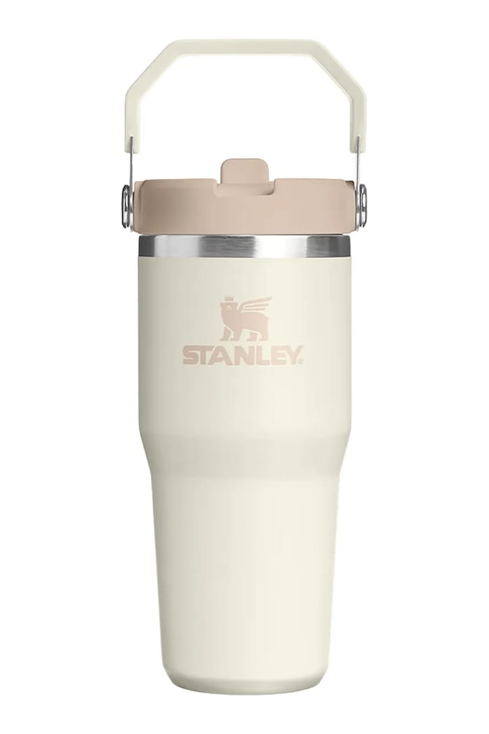 Stanley kubek termiczny ze stali nierdzewnej The IceFlow™ Flip Straw 2.0 Tumbler 0.41L beżowy 10.12045.0115