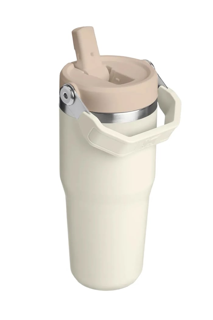Stanley kubek termiczny ze stali nierdzewnej The IceFlow™ Flip Straw 2.0 Tumbler 0.41L 10.12045.0115 beżowy AA00