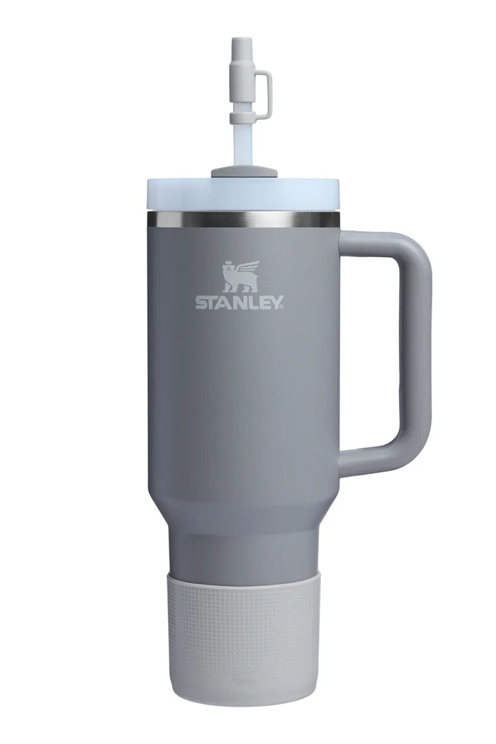 Stanley zestaw akcesoriów z silikonu The Quencher Boot + Straw Topper 10.12477.066 szary AA00