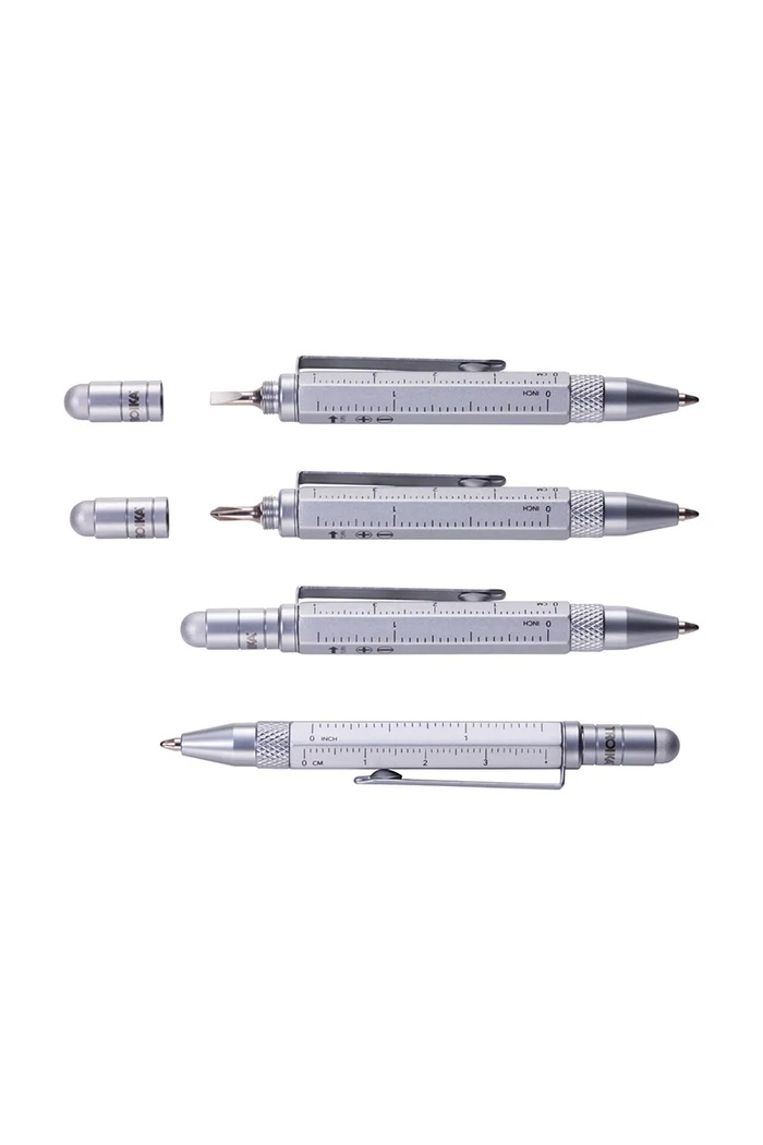 Troika długopis wielozadaniowy z aluminium 8 cm TRPIP25.TI szary AA00