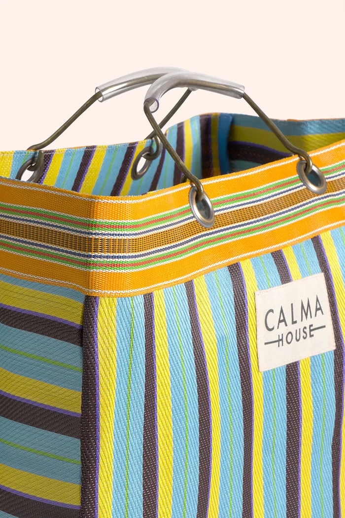 Calma House torba z tworzywa sztucznego 45 x 35 x 20 cm BERLINB4535AZU multicolor AA00