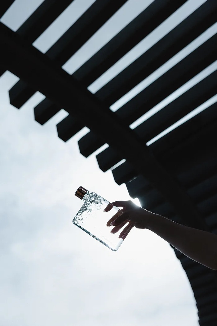 memobottle butelka na wodę z tworzywa sztucznego A6 M001R transparentny