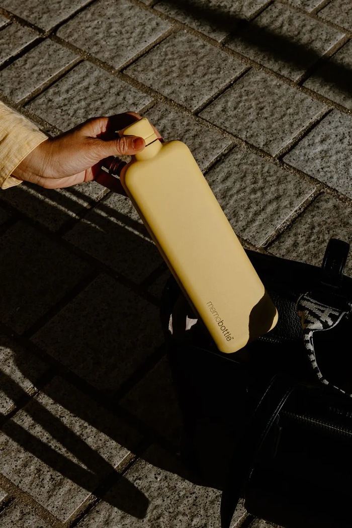 memobottle butelka na wodę ze stali nierdzewnej Slim żółty M265.