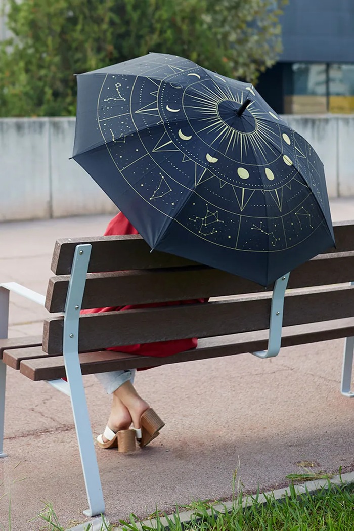 Balvi parasol z tworzywa sztucznego 80 x 11,5 x 4,5 cm 27822. czarny