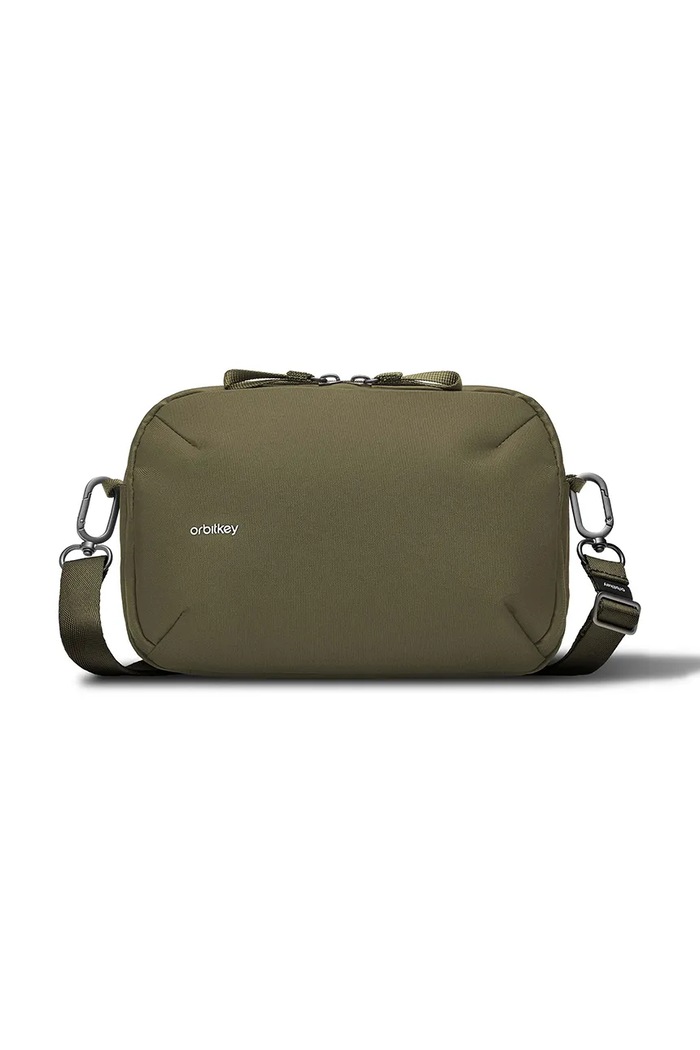 Orbitkey torba na ramię z tworzywa sztucznego zielony TTS1.OLV.109
