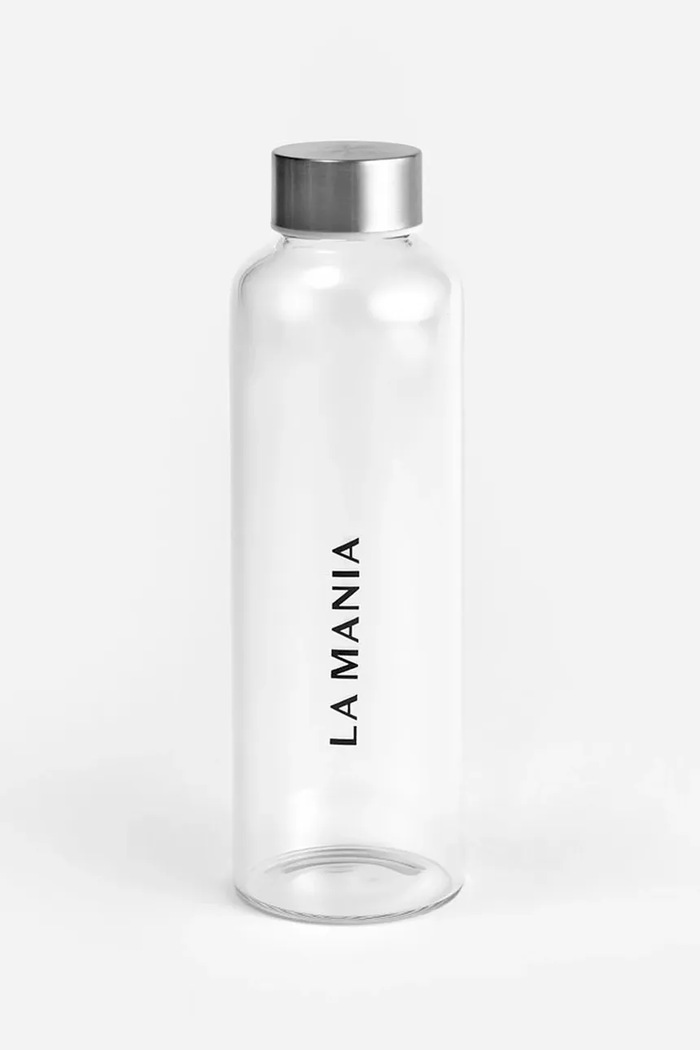 La Mania μπουκάλι νερού από γυαλί διαφανή 5902037041252