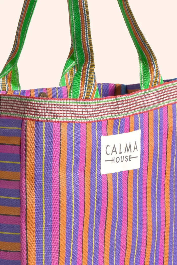 Calma House torba z tworzywa sztucznego 35 x 35 x 12 cm BERLINB3535LIL multicolor AA00