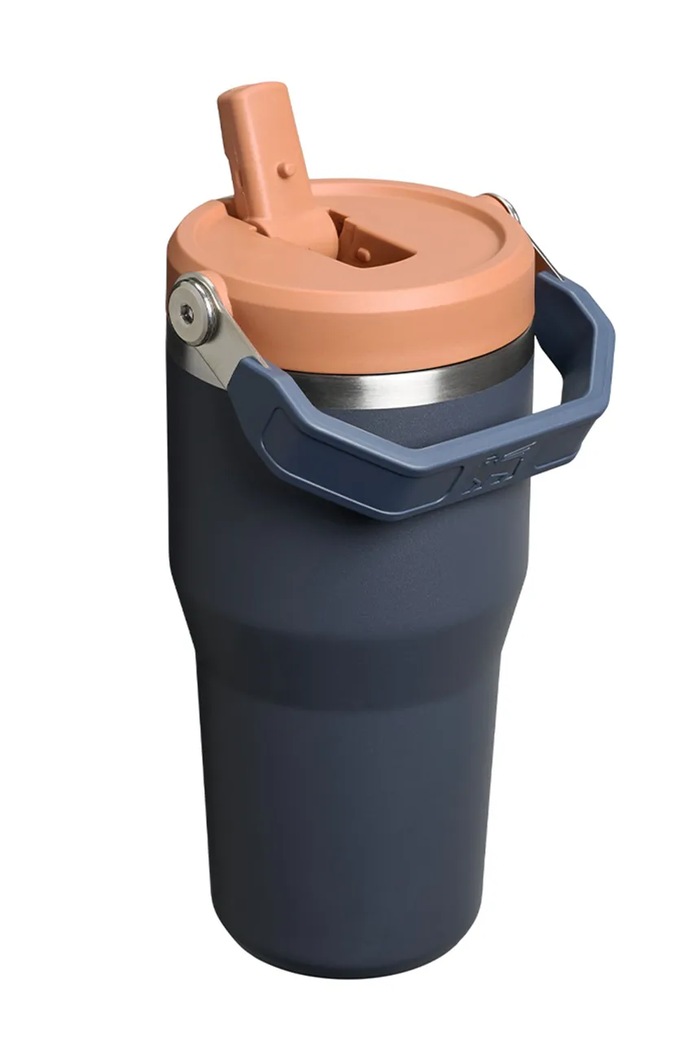 Stanley kubek termiczny ze stali nierdzewnej IceFlow Flip Straw 0,6l 10.12044.047 niebieski AA00