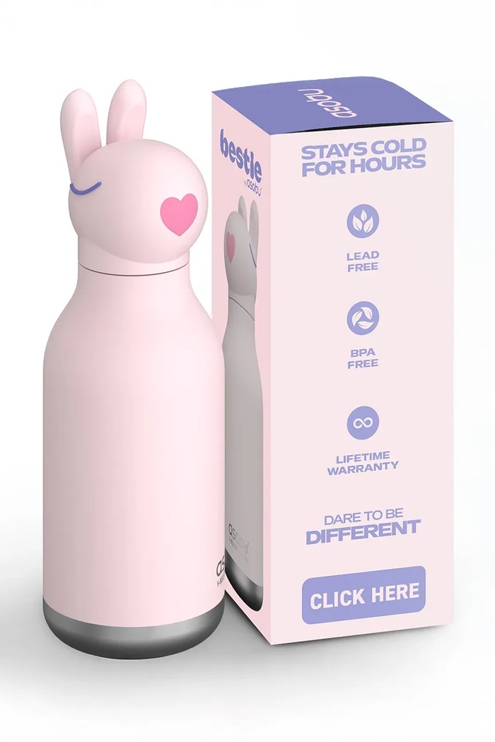 Lifestyle Asobu butelka termiczna ze stali nierdzewnej 460 ml SBV44BU różowy