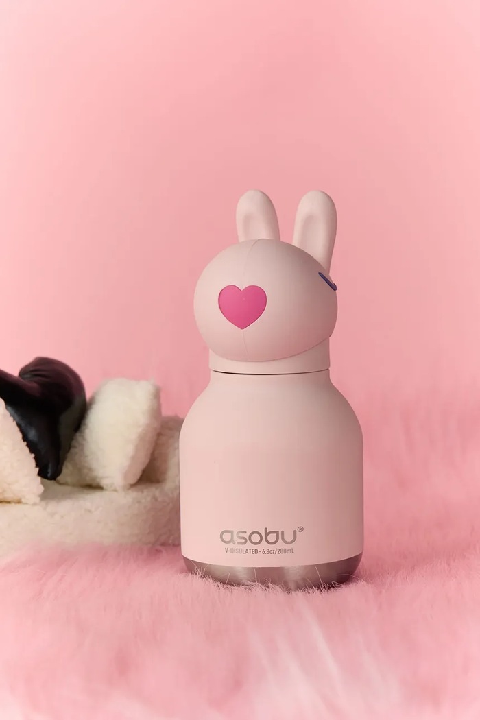 Asobu butelka termiczna ze stali nierdzewnej 200 ml różowy IBV44.BUNNY