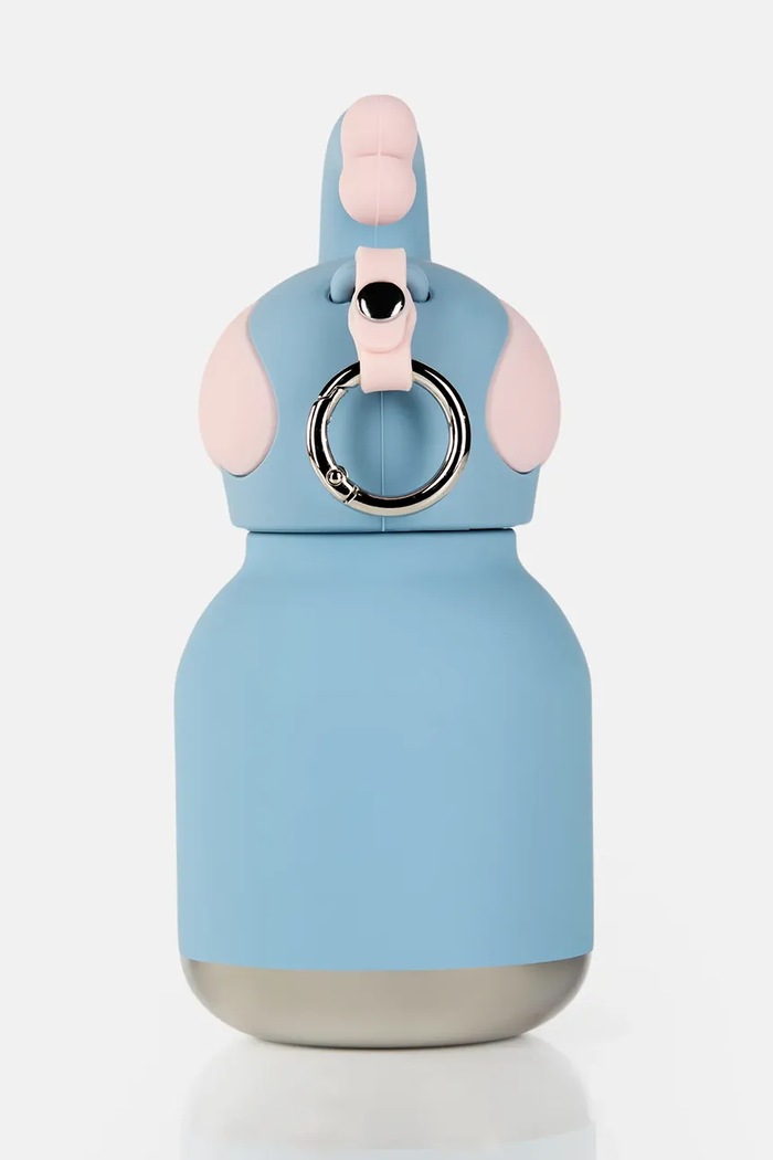 Lifestyle Asobu butelka termiczna ze słomką ze stali nierdzewnej 200 ml IBV44.ELEPHANT niebieski