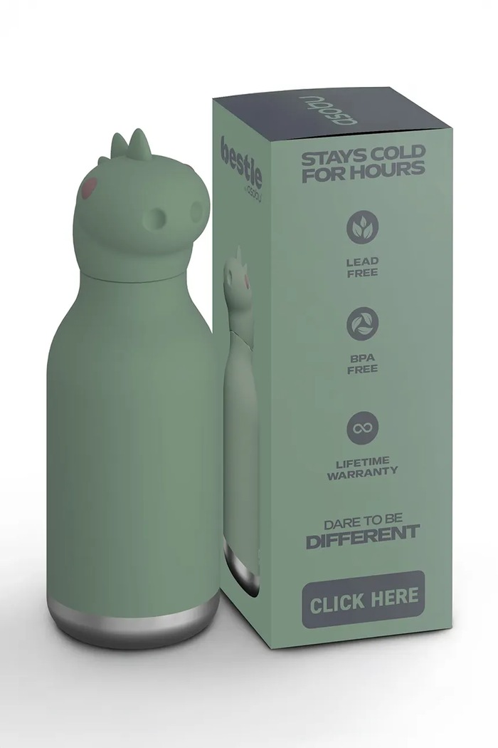 Asobu butelka termiczna ze stali nierdzewnej 460 ml SBV44DI zielony AA00
