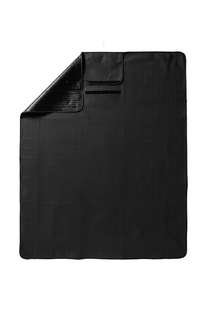 Sagaform koc piknikowy z tworzywa sztucznego 120 x 150 cm 5018125 czarny AA00