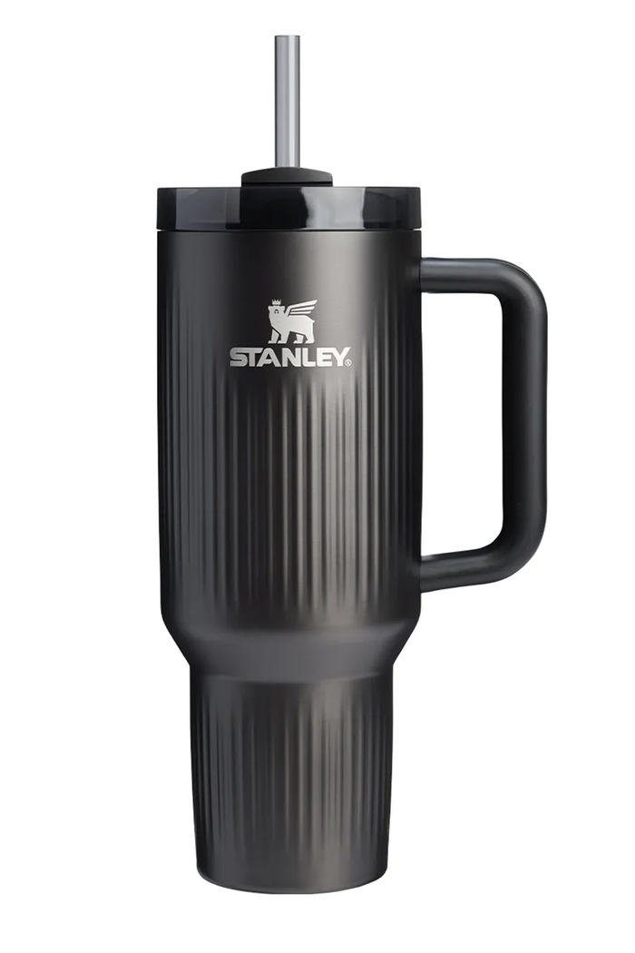 Stanley cană termică din oţel inoxidabil Quencher® H2.O FlowState™ Fluted 1,18 l negru 10.13002.0132