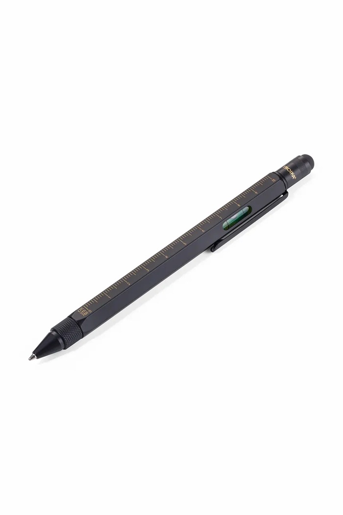 Troika stilou multifuncțional din alamă 15 cm negru TRPIP20.BG