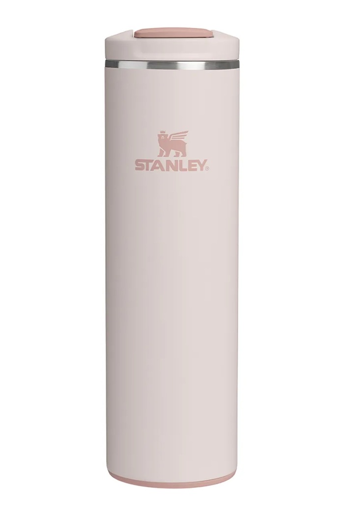 Stanley термо чаша от неръждаема стомана Aerolight Transit Flip Top 0.47L розов 10.13062.014