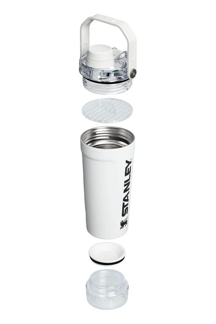Decor Stanley z nehrdzavejúcej ocele Activate Shaker 0.6L 10.13007.023 biela