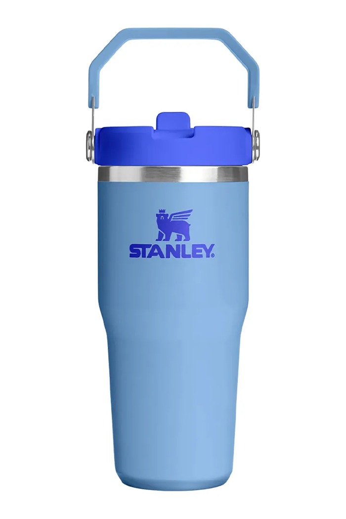 Stanley termohrnček z nehrdzavejúcej ocele Kubek IceFlow™ Flip Straw 0.41L modrá 10.12045.0123