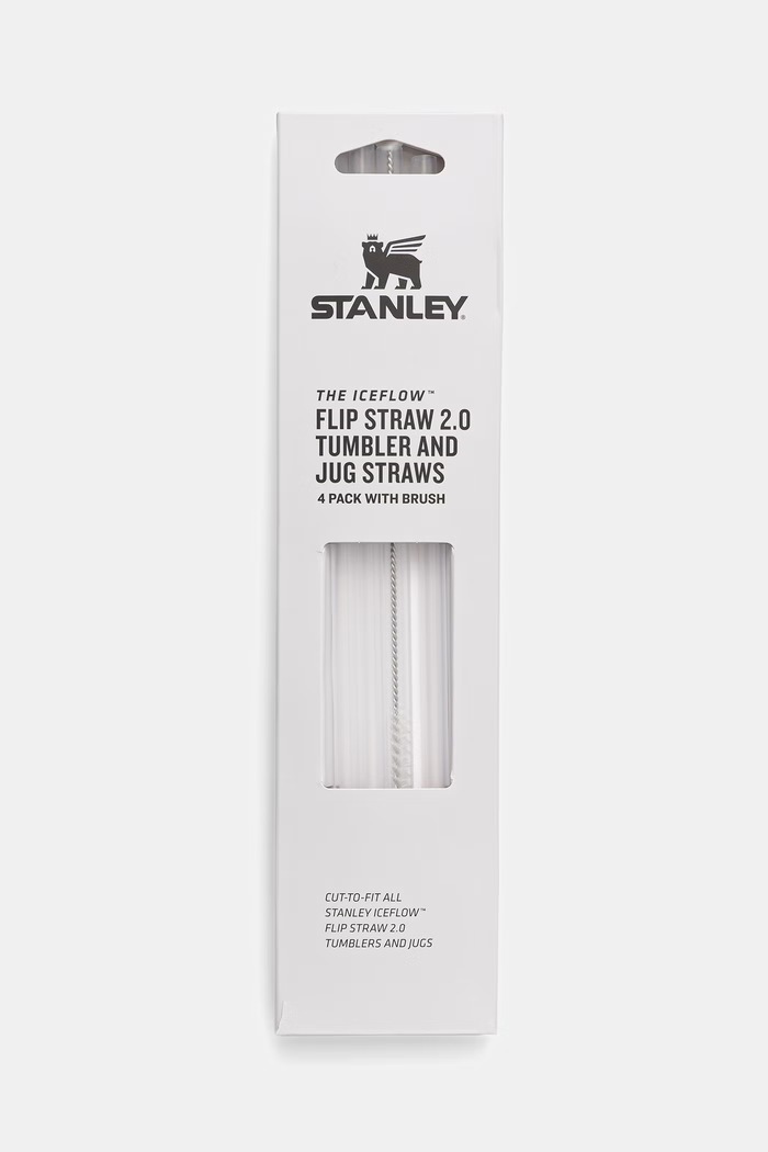 Súprava náhradných slamiek Stanley Iceflow Flip Straw Tumbler 2.0 z plastu biela 10.13771.002