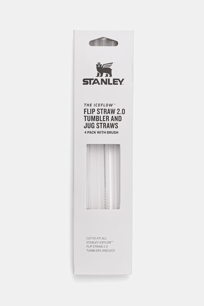 Súprava náhradných slamiek Stanley Iceflow Flip Straw Tumbler 2.0 z plastu biela 10.13771.002