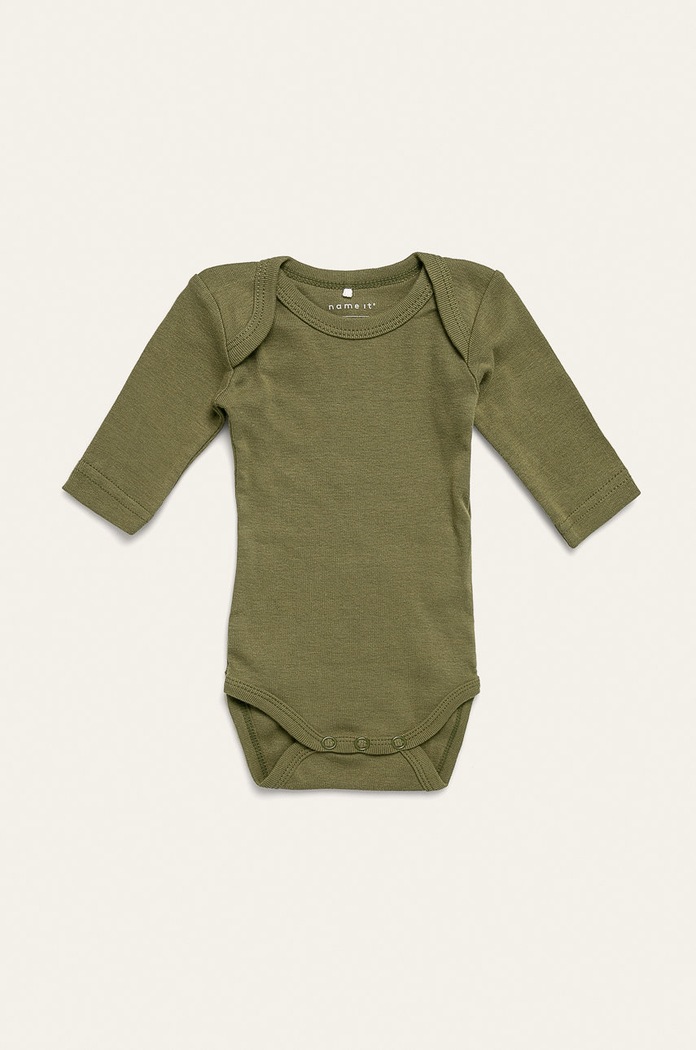 Băieți Name it - Body bebe 50-74 cm (3-pack) 13173245 verde