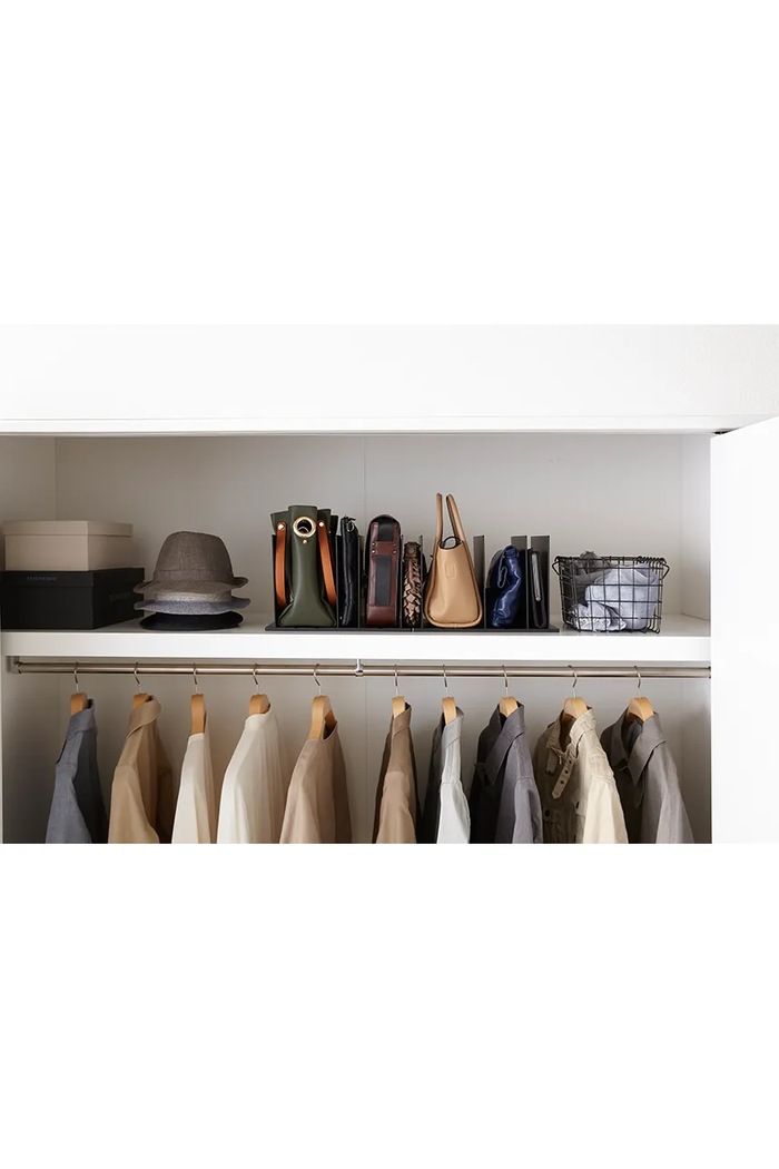 Organizér do šatní skříně Yamazaki Smart 2-pack 4957 černá