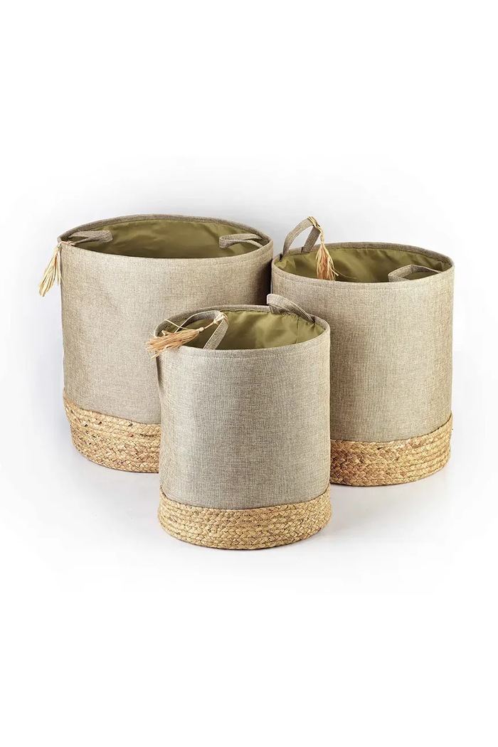 Set košara za pohranu Affek Design Amparo 3-pack HIWB7089.PROM bež AA00