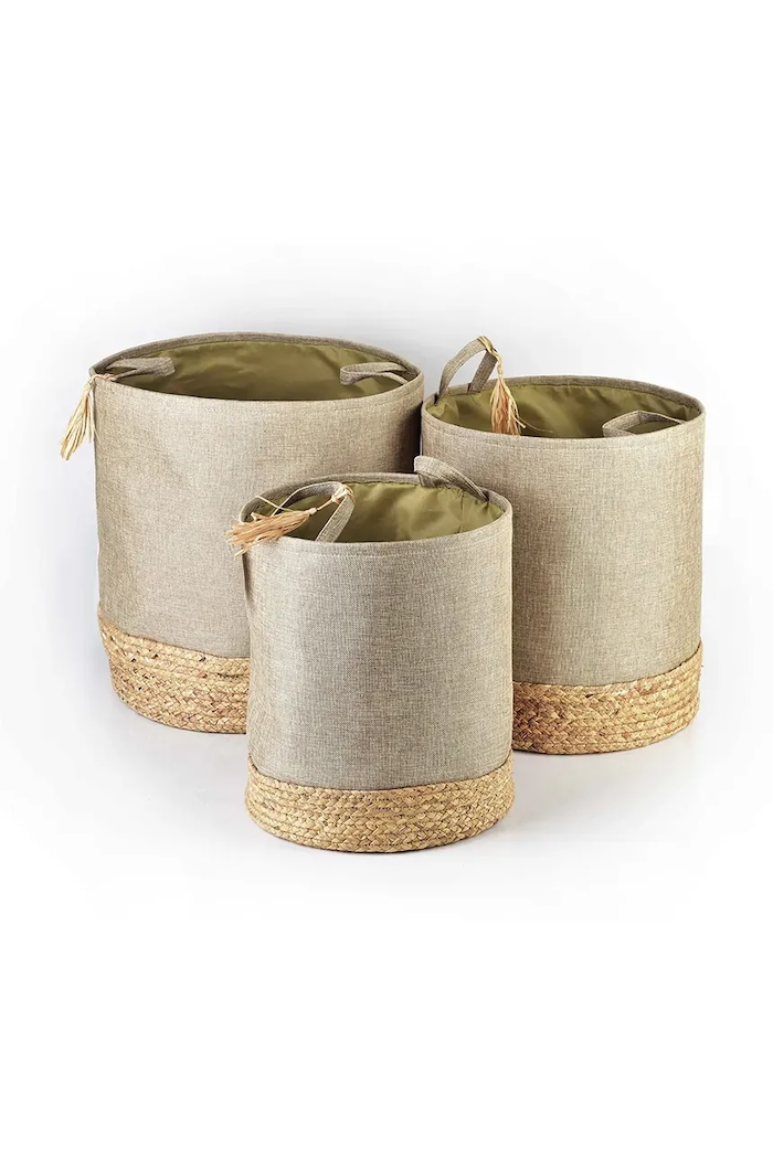 Set košara za pohranu Affek Design Amparo 3-pack HIWB7089.PROM bež AA00