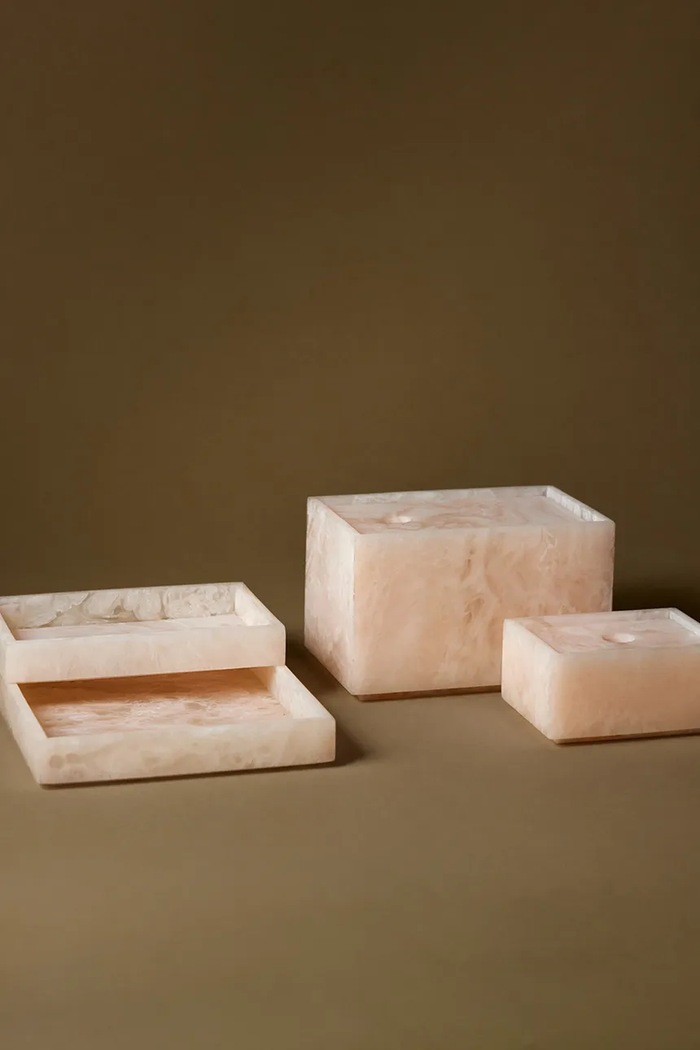 Úložný box ferm LIVING Mist Box béžová 1104269931